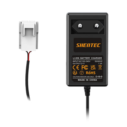 SHENTEC 20V Li-ion acculader voor Worx 50032492 50032774 WA3230 WA3231 WR105SI