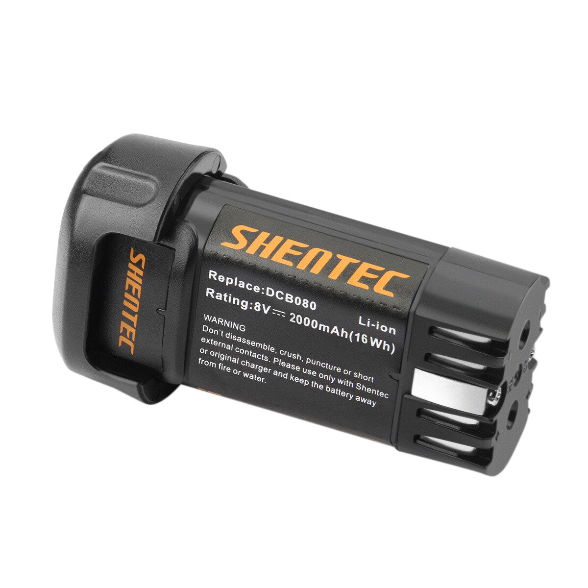 SHENTEC 8V 2000mAh Lithium-ionbatterij Voor Dewalt DCB080 DCL023 DW4390 DCF680N1 DCF680G2