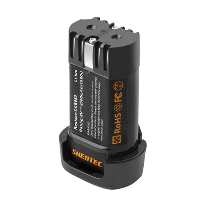 SHENTEC 8V 2000mAh Lithium-ionbatterij Voor Dewalt DCB080 DCL023 DW4390 DCF680N1 DCF680G2