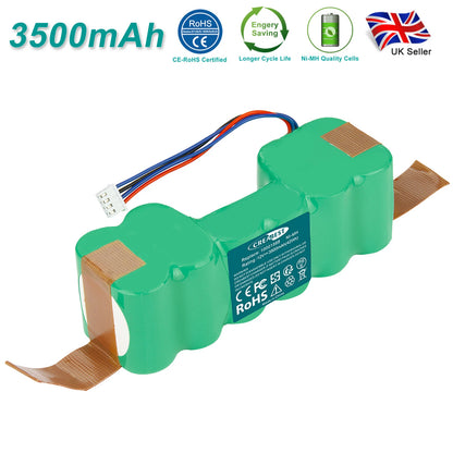 SHENTEC 2X 12V 3500mAh Ni-MH BATTERIJ VOOR DD4G 10001568 DEEBOT OZMO DN55 M89 O601 O610