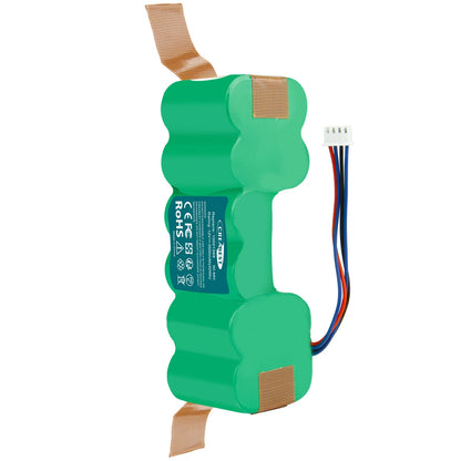SHENTEC 2X 12V 3500mAh Ni-MH BATTERIJ VOOR DD4G 10001568 DEEBOT OZMO DN55 M89 O601 O610