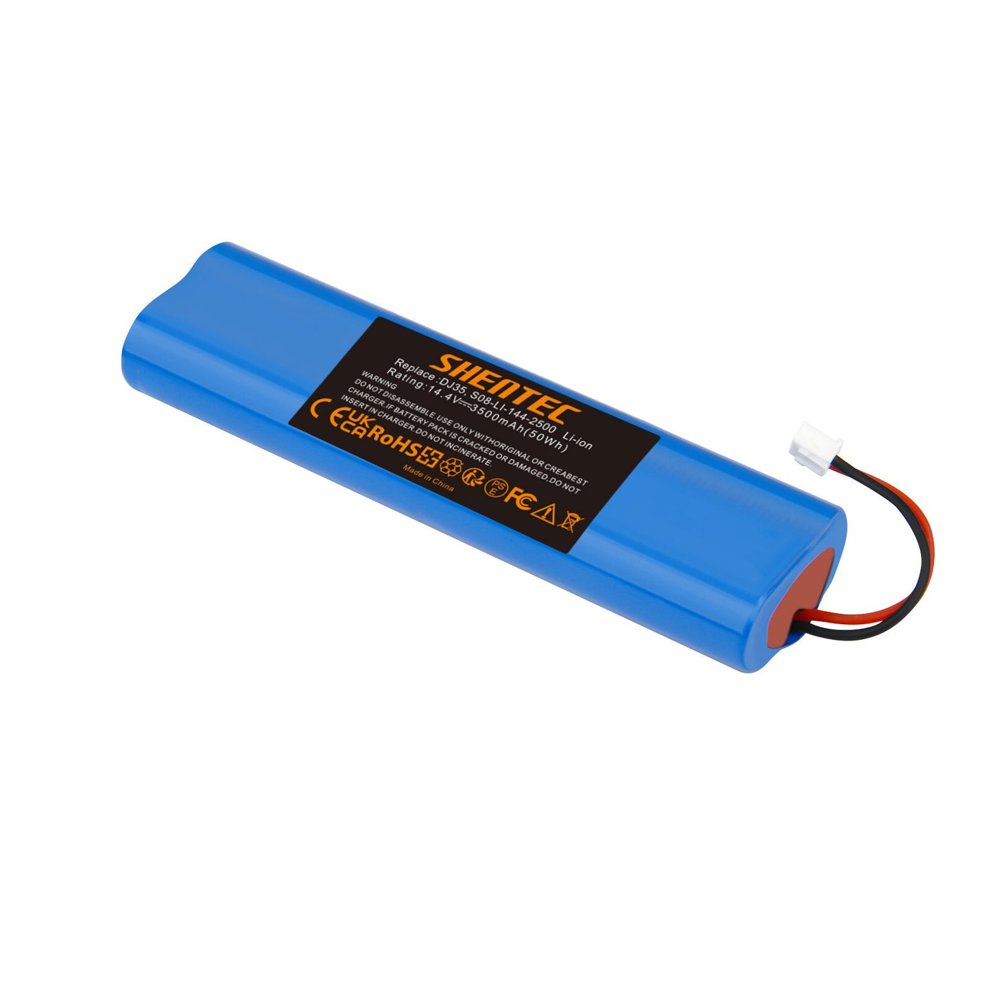 SHENTEC 3500mAh 14.4V Li-ion Accu voor Ecovacs Deebot DJ35 DJ36 DK35 DK36 DK520 DN520