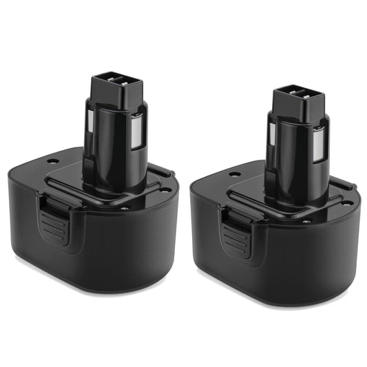 SHENTEC 2-pack 4000mAh 12V Ni-MH accu voor Dewalt DE9074 DW9071 DE9501 DE9075 DC981 DW9072