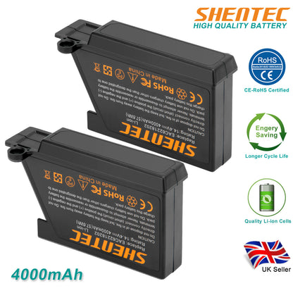 SHENTEC 2X 14.4V 4.0Ah LI-ION ACCU VOOR LG EAC60766104 EAC60766105 EAC60766101 VR1012W