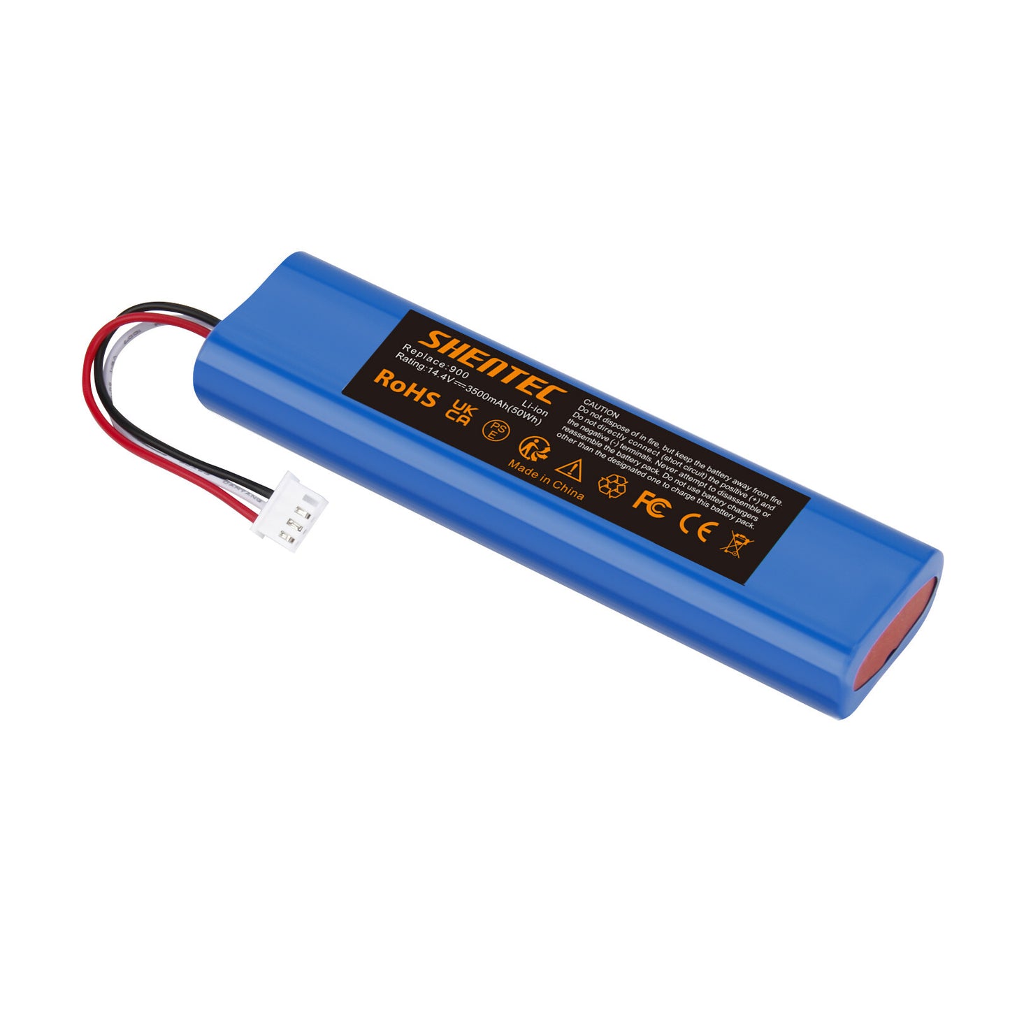 SHENTEC 3.5Ah 14,4V Li-ion vervangende batterij voor Ecovacs Deebot Ozmo 900 901 905 920 S01-LI-148-2600