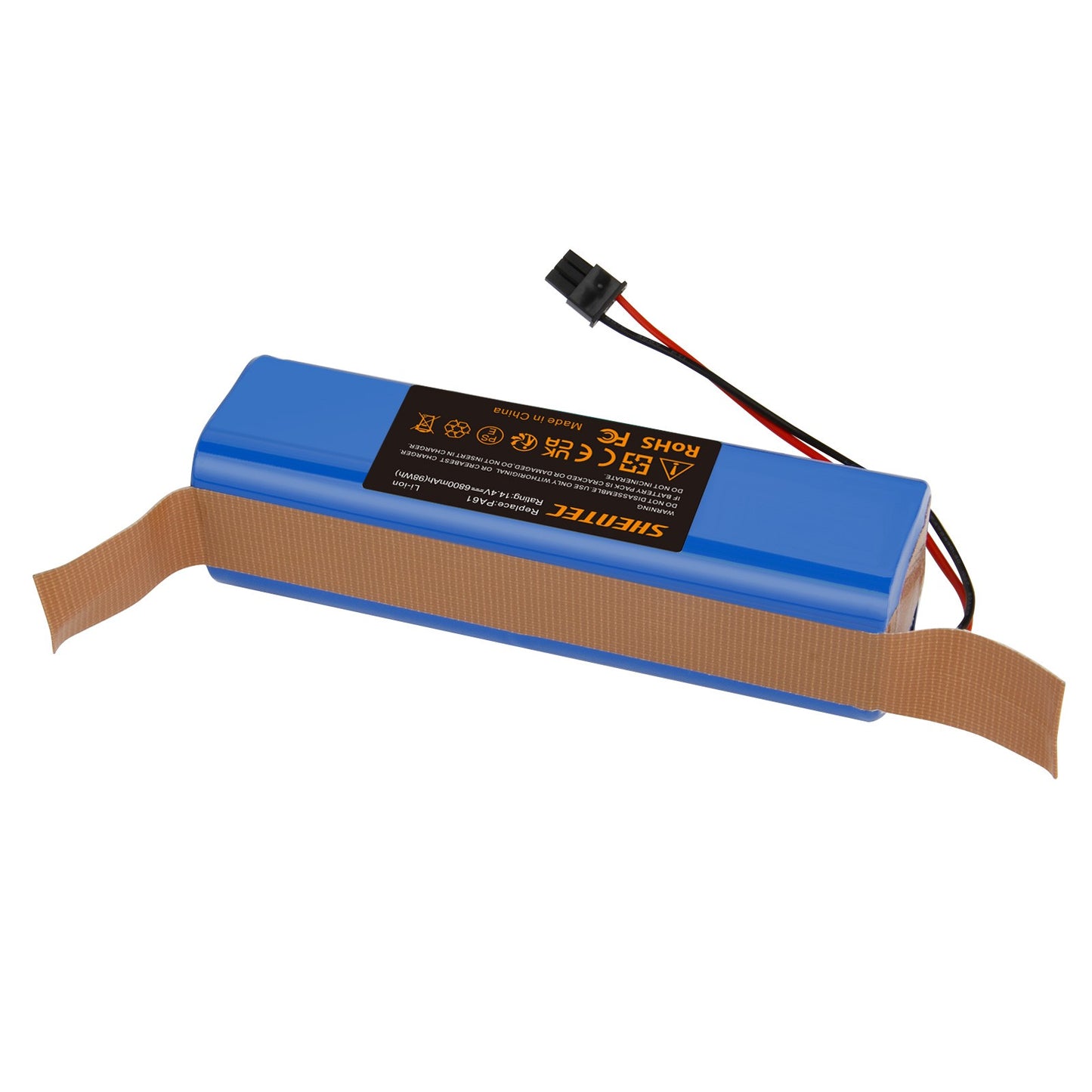 SHENTEC 14.4V 6.8Ah vervangende accu voor Eufy RoboVac X8 T226X, X8 Pro, X8 Hybrid, vervangt PA61