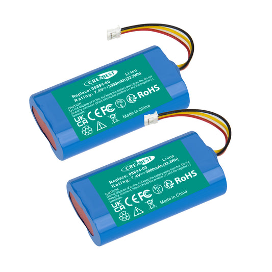 2x 7.4V 3.0Ah Li-ion accu voor Gardena 08894-00 ComfortCut D-89079 Ulm 8895