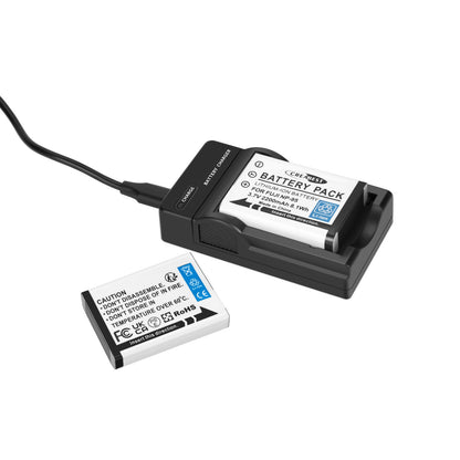 2x NP-95 NP95 3.7V Accu+Lader voor Fujifilm Finepix F30 F31 F31fd X100 X100s