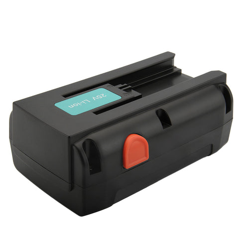 SHENTEC 6Ah 25V Li-ion Batterij Voor Gardena Rolmaaier 380 Li 4024-20 4028-20 4025-20 8838