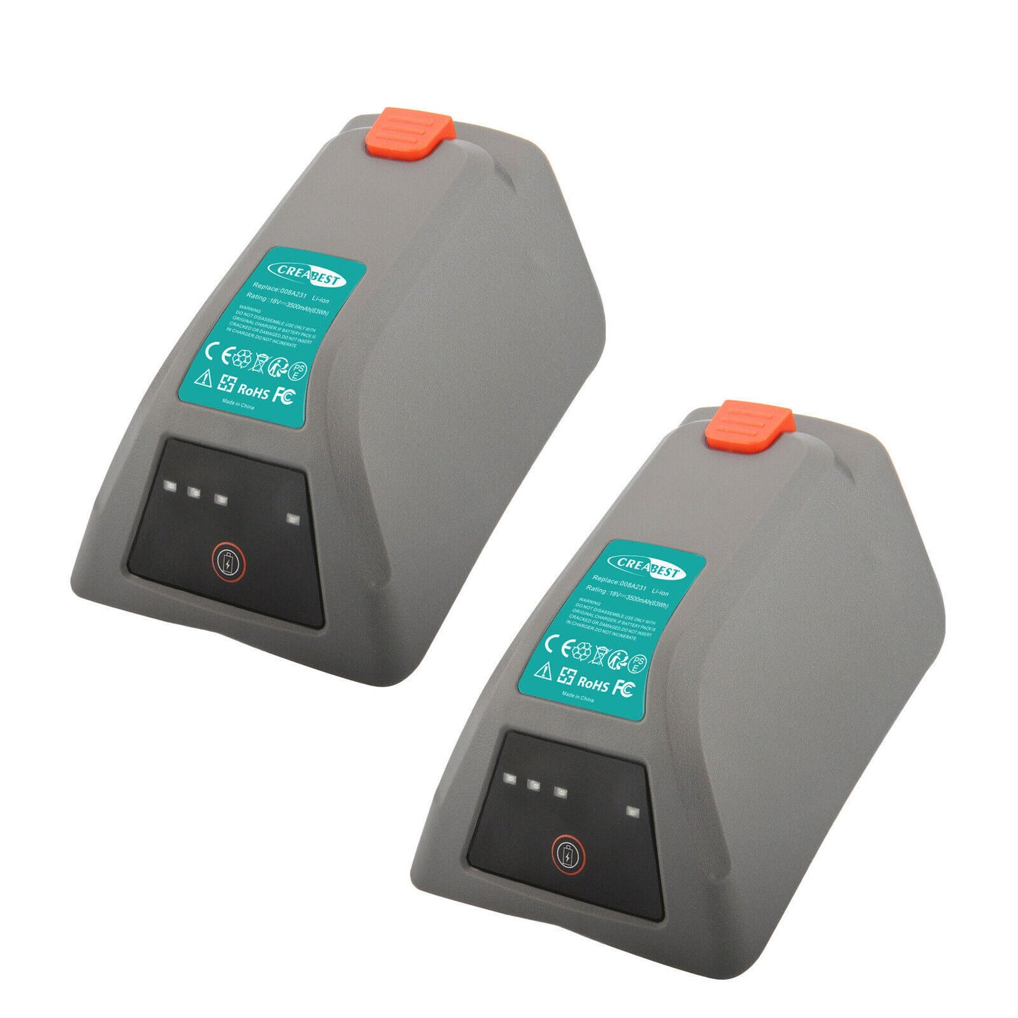 2x3.5AH 18V Lithium Replacement Battery For Gardena 008A231 8025-20 Comfort Wand-Schlauchbox 35
