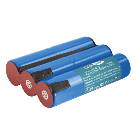 SHENTEC 3000mAh 7.2V Ni-MH Batterij voor Gardena Heggenscharen Accu 6 Batterij 6 Gras-scharen ST 6