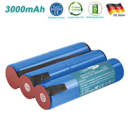 SHENTEC 3000mAh 7.2V Ni-MH Batterij voor Gardena Heggenscharen Accu 6 Batterij 6 Gras-scharen ST 6
