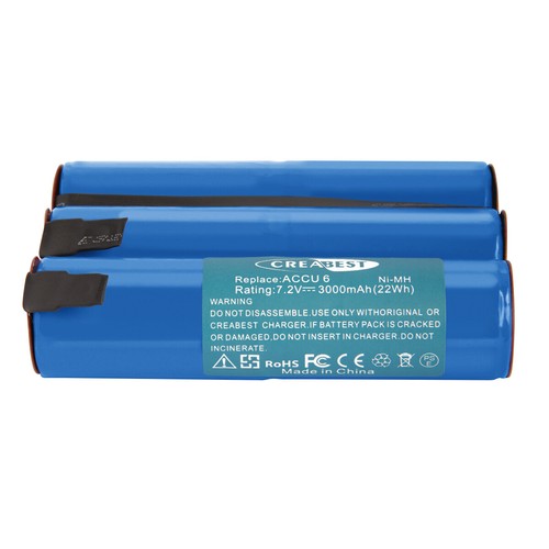 SHENTEC 3000mAh 7.2V Ni-MH Batterij voor Gardena Heggenscharen Accu 6 Batterij 6 Gras-scharen ST 6