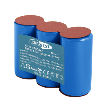 SHENTEC 3.6V 3.0Ah Ni-MH BATTERIJ VOOR GARDENA ACCU 60 ACCU 45 302768 Accu45 8808 Accu60 8800