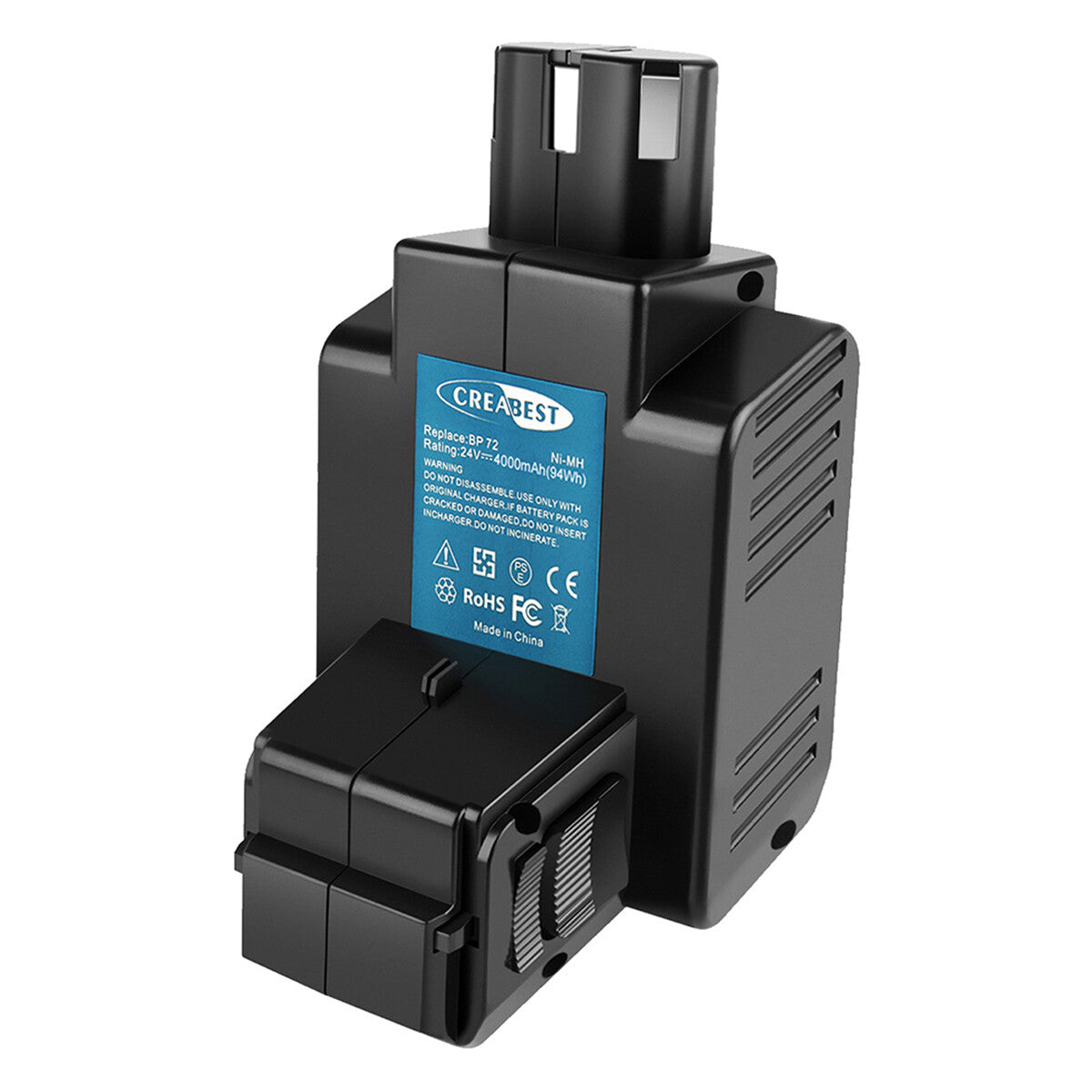 SHENTEC 24V-batterij 4000mAh Ni-MH voor Hilti BP72 BP 72 BP60 C7/36 TCU 7/36 C 7/24 TE5A