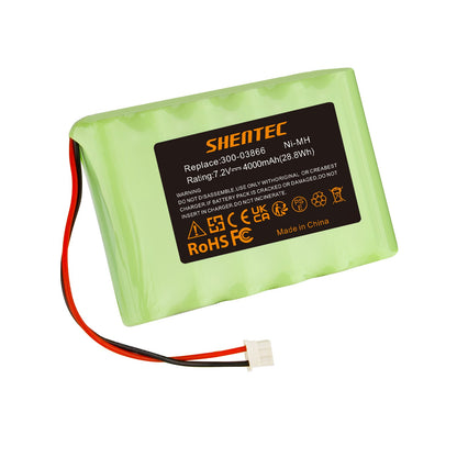 SHENTEC 7.2V 4000mAh Ni-MH-batterij voor Honeywell Lynx 5100/5200/5300 300-03866 LCP500-4B