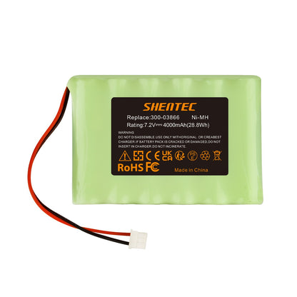 SHENTEC 7.2V 4000mAh Ni-MH-batterij voor Honeywell Lynx 5100/5200/5300 300-03866 LCP500-4B