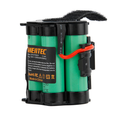 SHENTEC 2X 2.5Ah Li-ion Batterij voor Husqvarna 105 305 308x Gardena R75Li R45Li R70Li