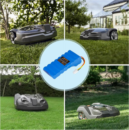 SHENTEC 18V 5000mAh Li-ion batterij voor Husqvarna Automower 320/430X/440/450X/520/550  589 58 52-01/589 58 57-01/588 14 64-01/588 14 64-02
