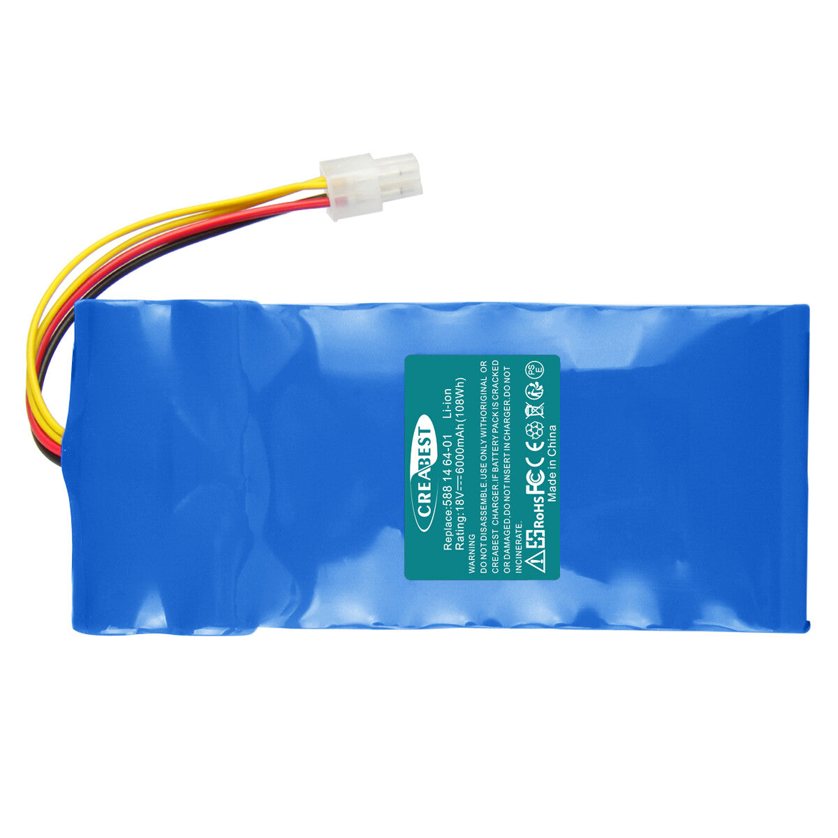 6000mAh 18V Li-ion Batterij voor Husqvarna Automower 320 420 430x 520 550 435x