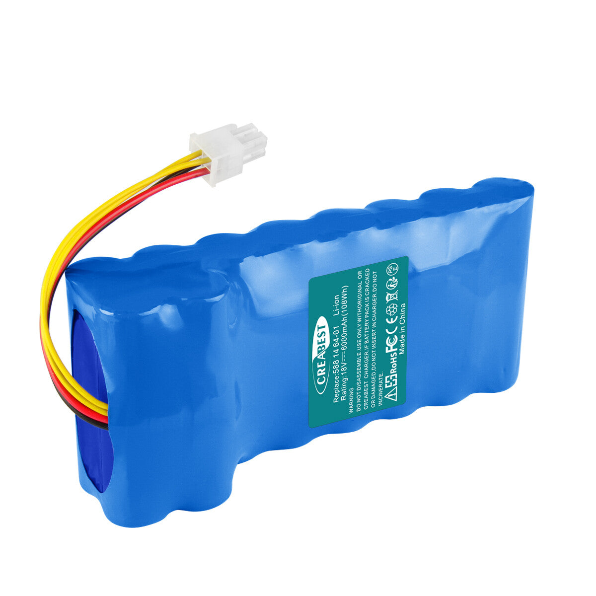 6000mAh 18V Li-ion Batterij voor Husqvarna Automower 320 420 430x 520 550 435x