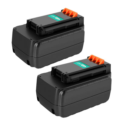 SHENTEC 2X 3.5Ah 36V Li-ion BATTERIJ VOOR BLACK DECKER LBXR36 BL2036 LBX2040 LST420