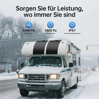 120 W flexibele zonnepanelen, 1 x 120 W balkon monokristallijne flexibele zonnepaneelmodule IP67 zonnecel fotovoltaïsch off-grid voor camper, auto, schuur, dak, boot