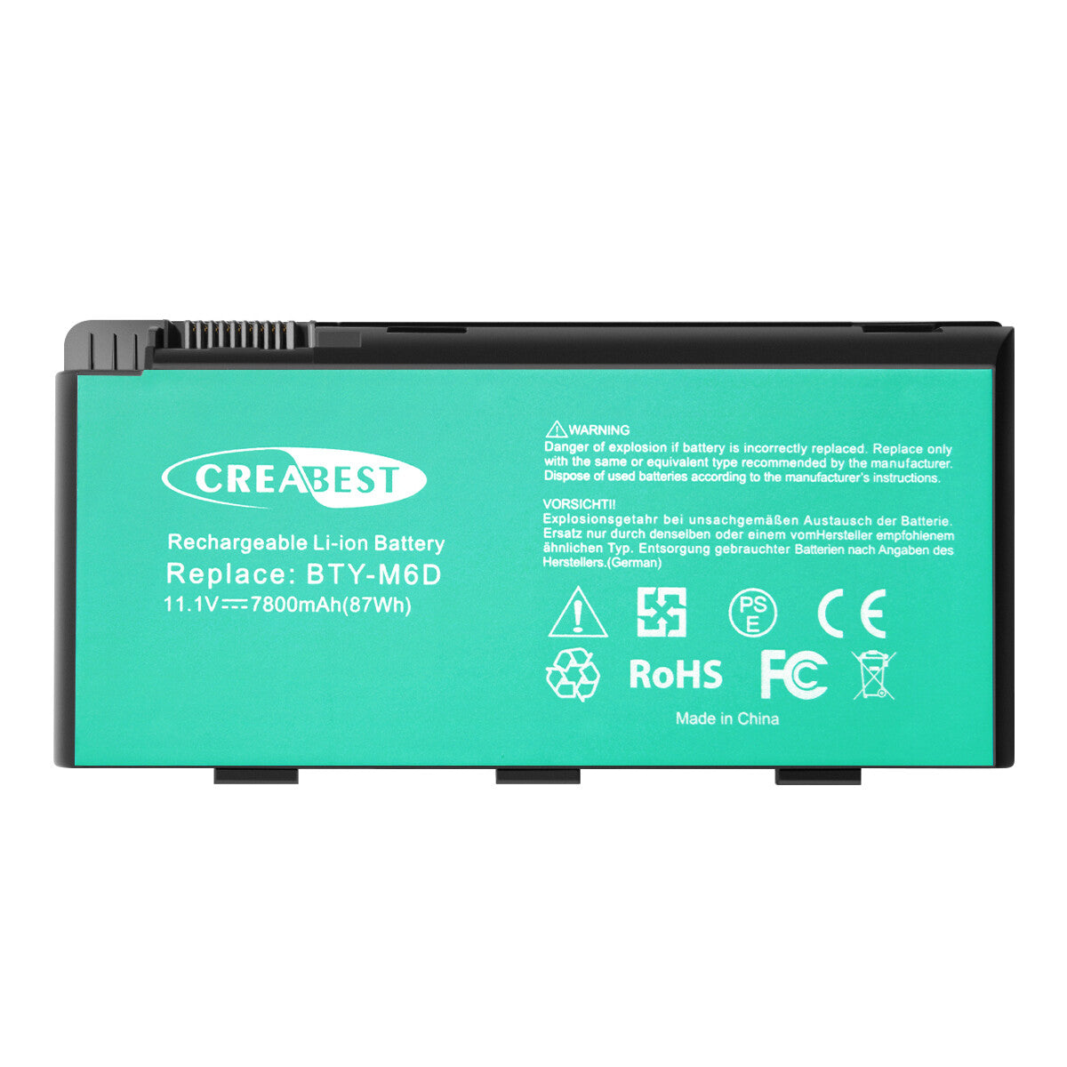 11.1V BTY-M6D 7.8Ah Batterij Voor MSI GT70 GX660 GT660 GT660R GT660R GT680 GT683