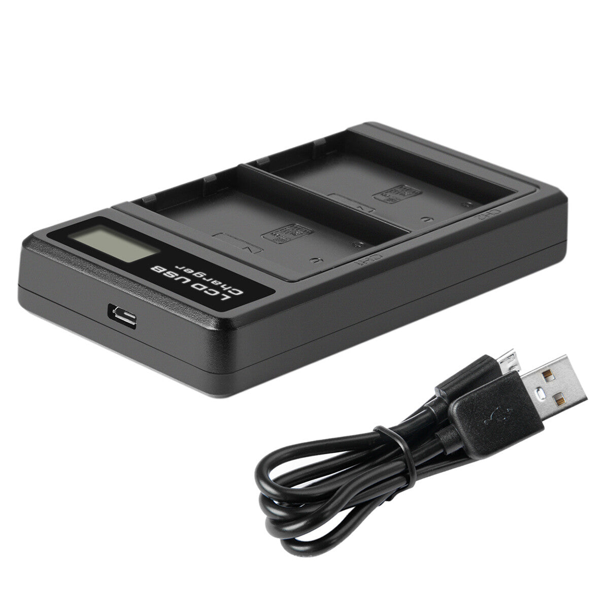 2x EN-EL9 2.0Ah batterij +lader voor Nikon EN-EL9a D40X DSLR D3000 D5000 D60 D40