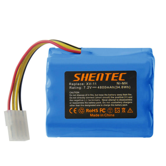 SHENTEC 4800mAh 7.2V Vervangende accu voor Neato XV-11 XV-12 XV-14 XV-15 XV-21 XV-25 205-0001