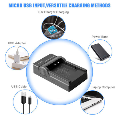 2x USB-oplader voor Li-50B-batterij voor Olympus SZ-30 SZ-20 XZ-10 SP-800UZ SP-815UZ