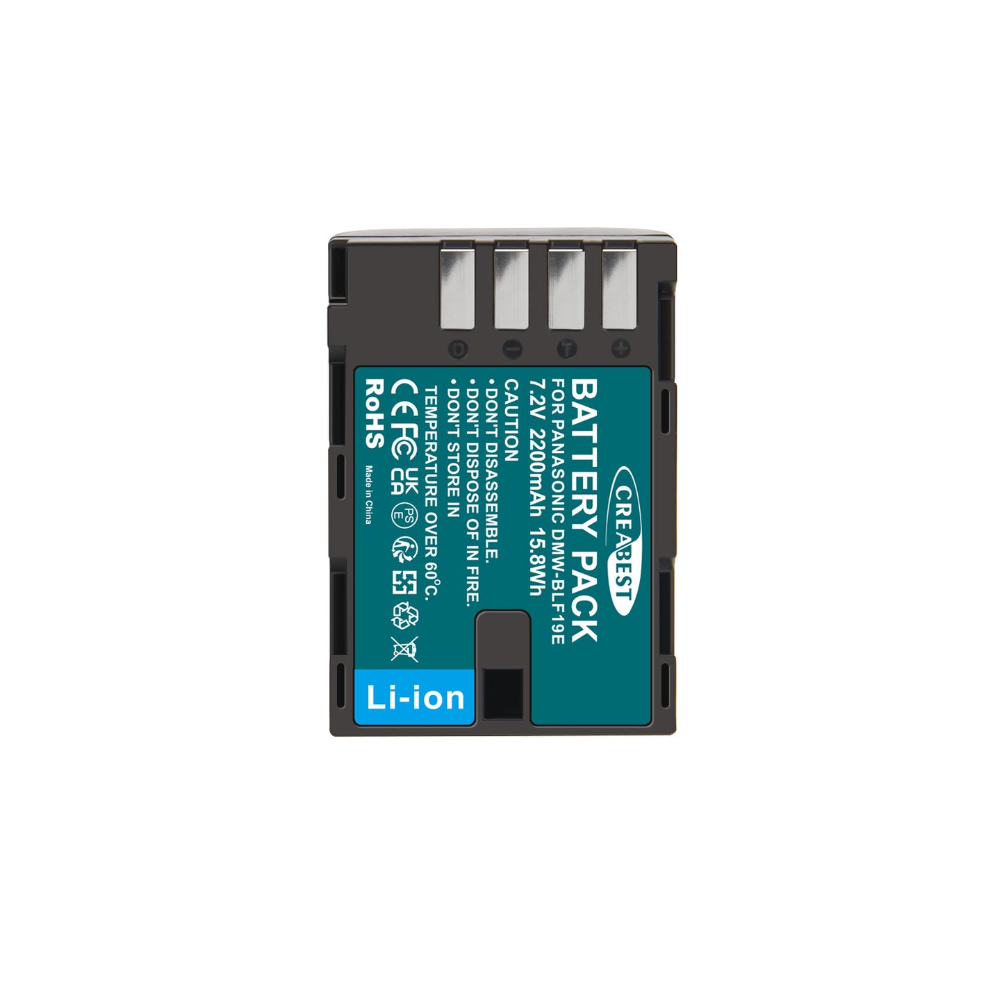 2x DMW-BLF19-batterij en LCD-lader voor Panasonic Lumix GH3 GH4 GH5 GH5M2 GH5S G9