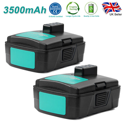 2x 12V 3500mAh Li-Ion vervangende accu voor Ryobi AEG L1212R 130503001 130503005 BPL-1220