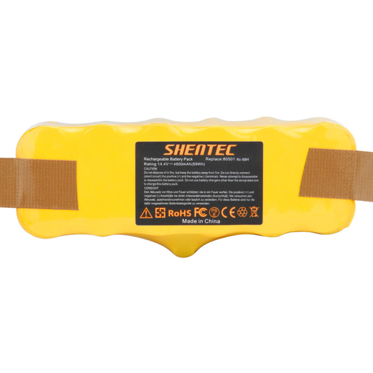 SHENTEC 14.4V accu voor iRobot Roomba 80501 500 550 600 700 800 900 980