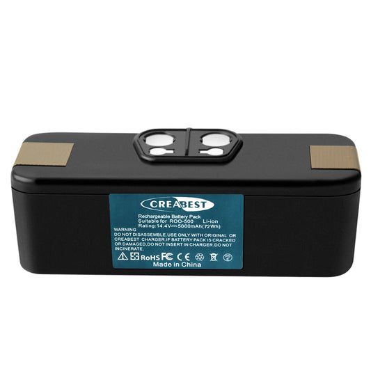 14.4V 5000mAh Li-ionbatterij voor iRobot Roomba 500 510 540 630 790 780 800 890
