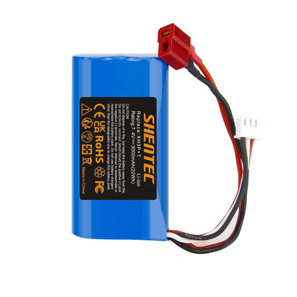 SHENTEC 7.4V 3.0Ah Li-ion-accu XH3P+T Plug voor WLtoys 12401 12402 12403 RC-auto