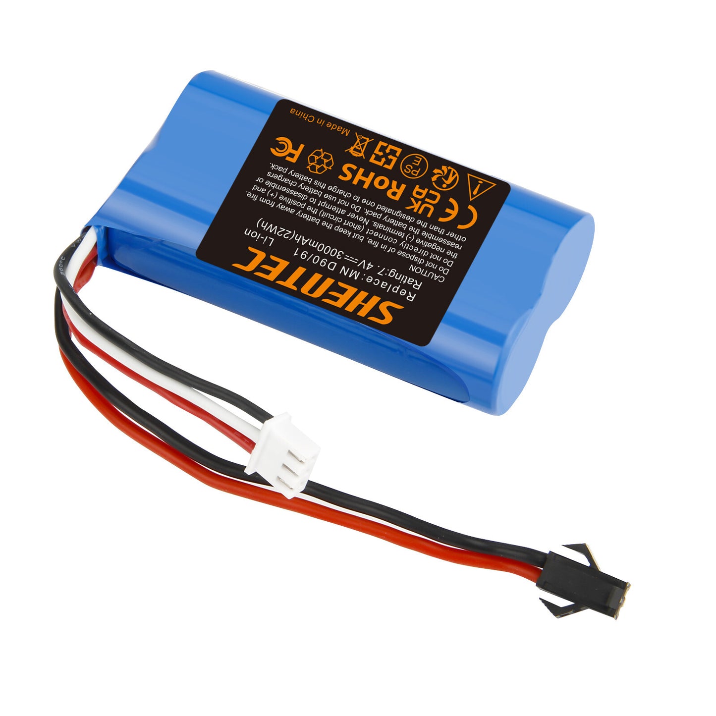SHENTEC 3Ah 7.4V LI-IONBATTERIJ VOOR MN D90/91 MN 99/99S RC-AUTO MODEL H101 H105 RC