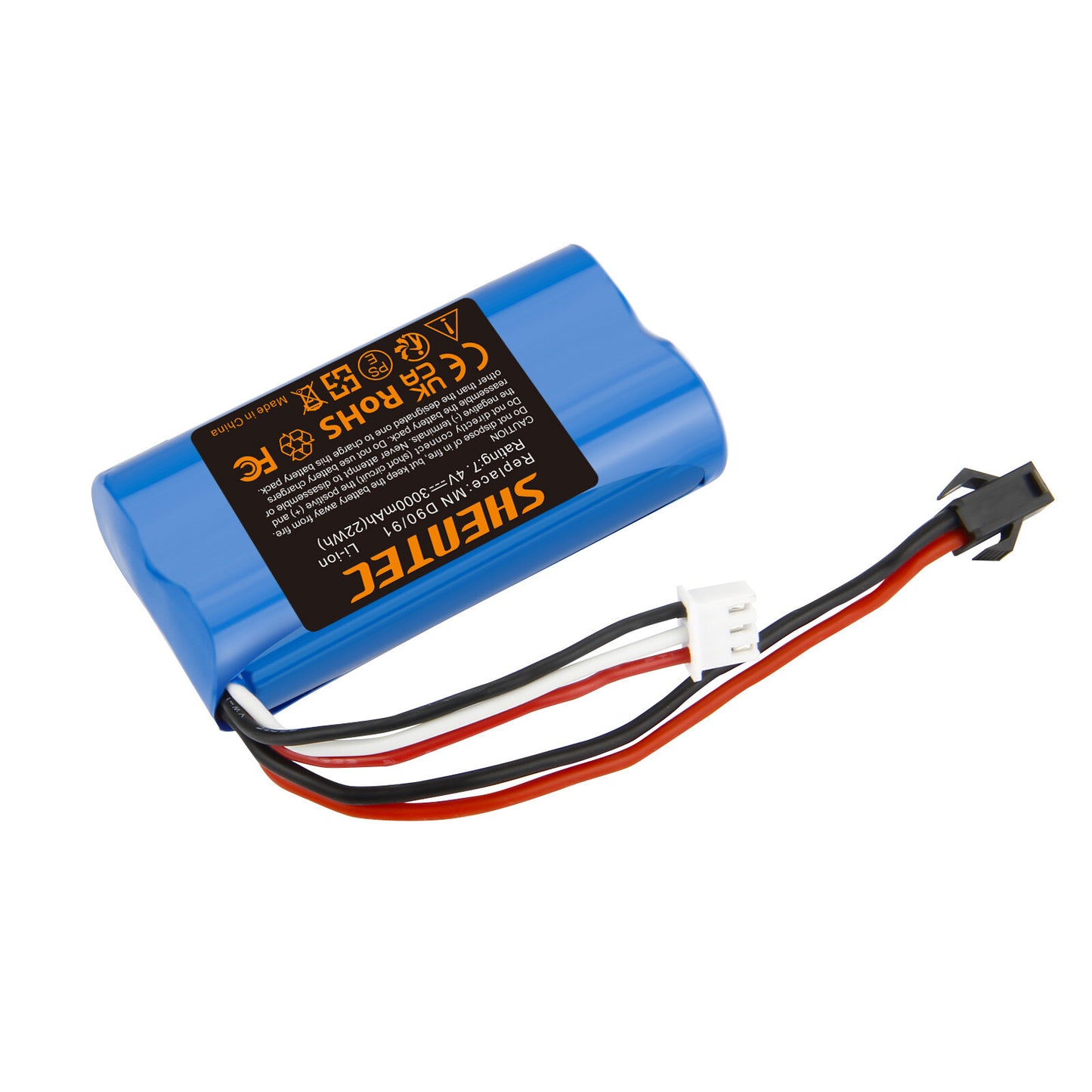 SHENTEC 3Ah 7.4V LI-IONBATTERIJ VOOR MN D90/91 MN 99/99S RC-AUTO MODEL H101 H105 RC
