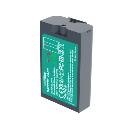 SHENTEC 6400mAh V4 oplaadbare batterij voor Ring Video Doorbell 2, 3 en 4, Spotlight en Stick Up