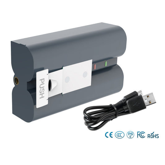 SHENTEC 6400mAh V4 oplaadbare batterij voor Ring Video Doorbell 2, 3 en 4, Spotlight en Stick Up