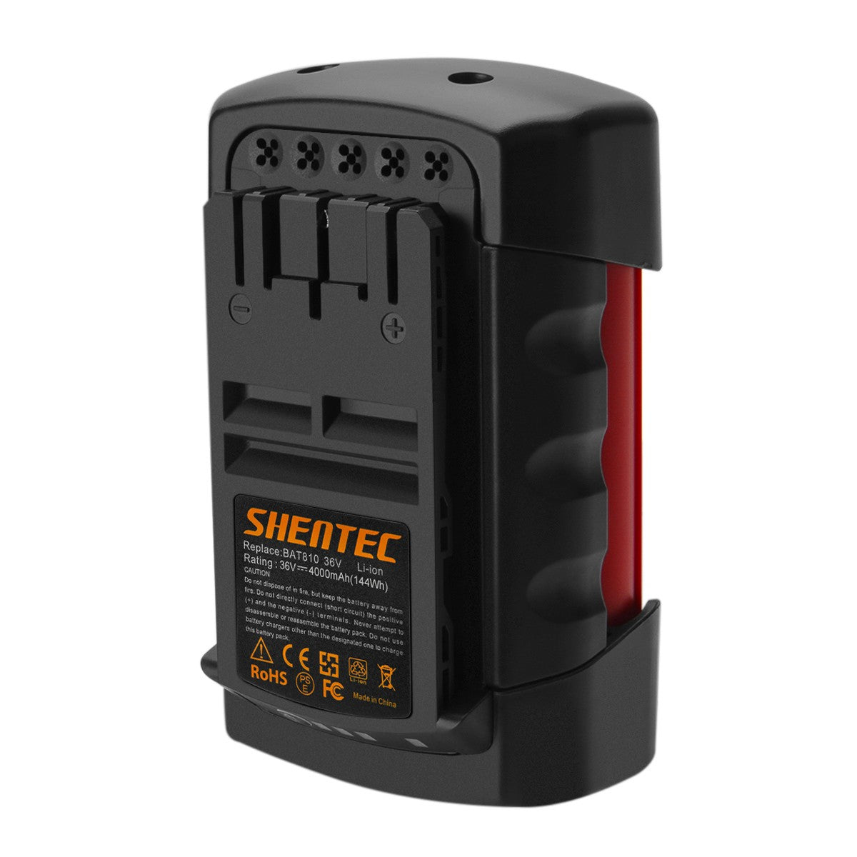 SHENTEC 36V 4000mAh Li-ion batterij voor Bosch BAT810 BAT818 BAT840 2607336003 226000760