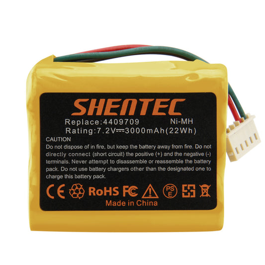 SHENTEC 7.2V 3.0AH Ni-MH Accu Voor iRobot Braava 390 380T 390T 380 4409709 Mint Plus 5200