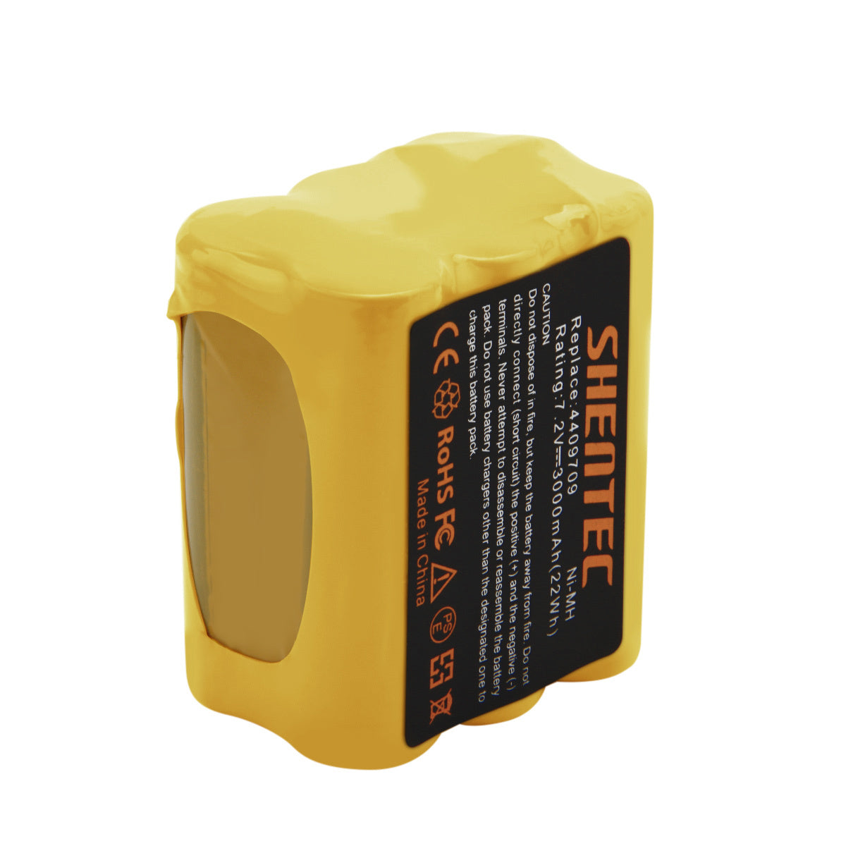 SHENTEC 2x 3.0AH 7.2V Ni-MH batterij voor iRobot Braava 390 380T 390T 4409709 Mint Plus 5200C