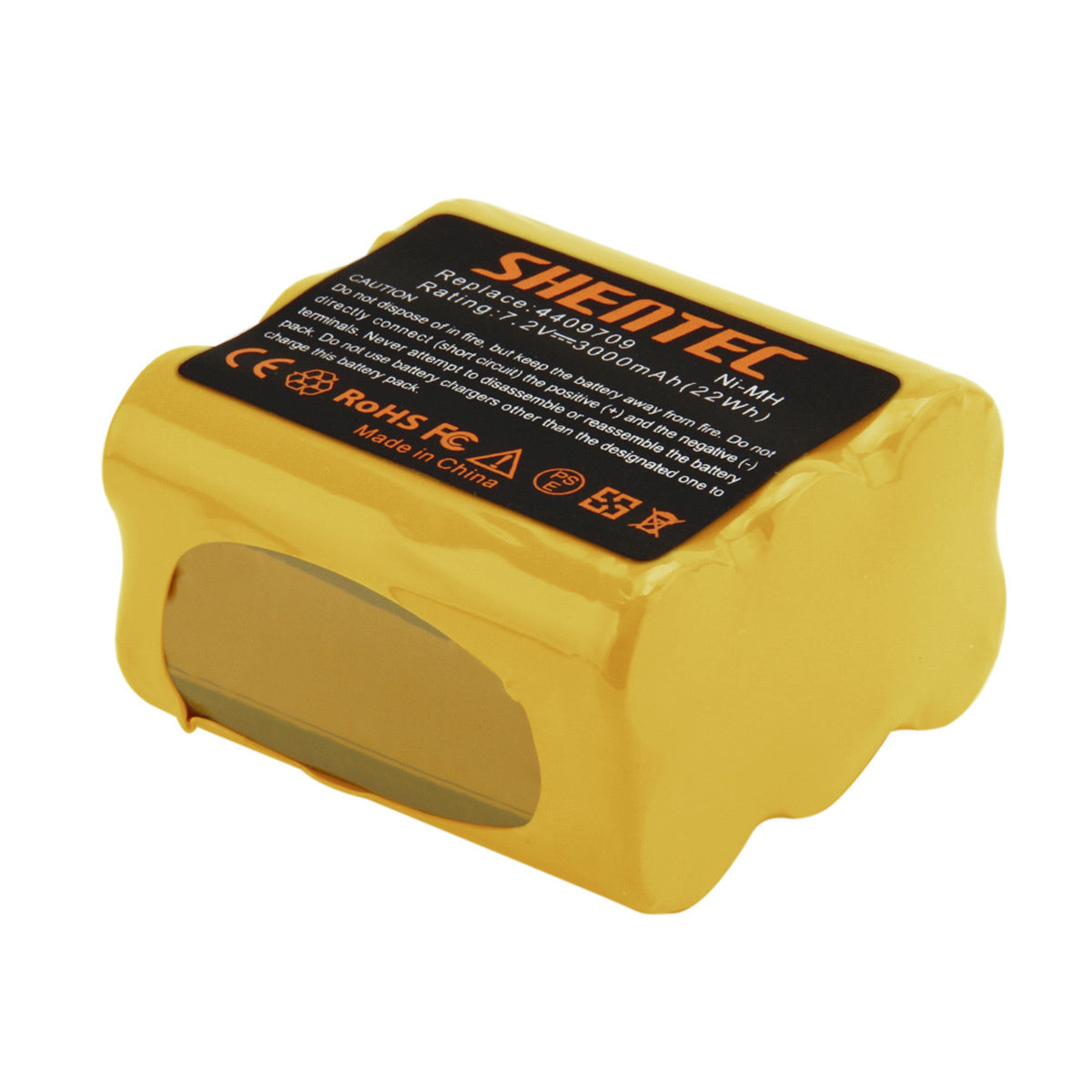 SHENTEC 2x 3.0AH 7.2V Ni-MH batterij voor iRobot Braava 390 380T 390T 4409709 Mint Plus 5200C