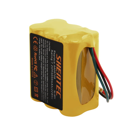 SHENTEC 2x 3.0AH 7.2V Ni-MH batterij voor iRobot Braava 390 380T 390T 4409709 Mint Plus 5200C