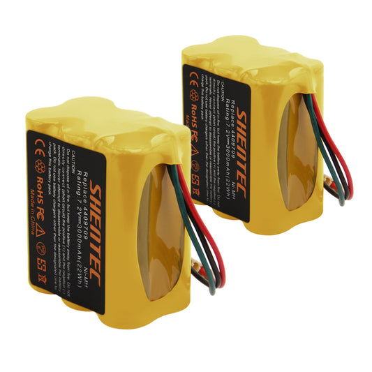 SHENTEC 2x 3.0AH 7.2V Ni-MH batterij voor iRobot Braava 390 380T 390T 4409709 Mint Plus 5200C