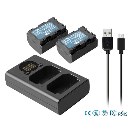 2x NP-FZ100 Batterij & Lader Voor Sony Alpha A6600 A9R A9S A7 III A7R III A7R IV