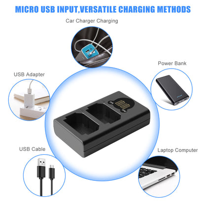 2x NP-FZ100 Batterij & Lader Voor Sony Alpha A6600 A9R A9S A7 III A7R III A7R IV