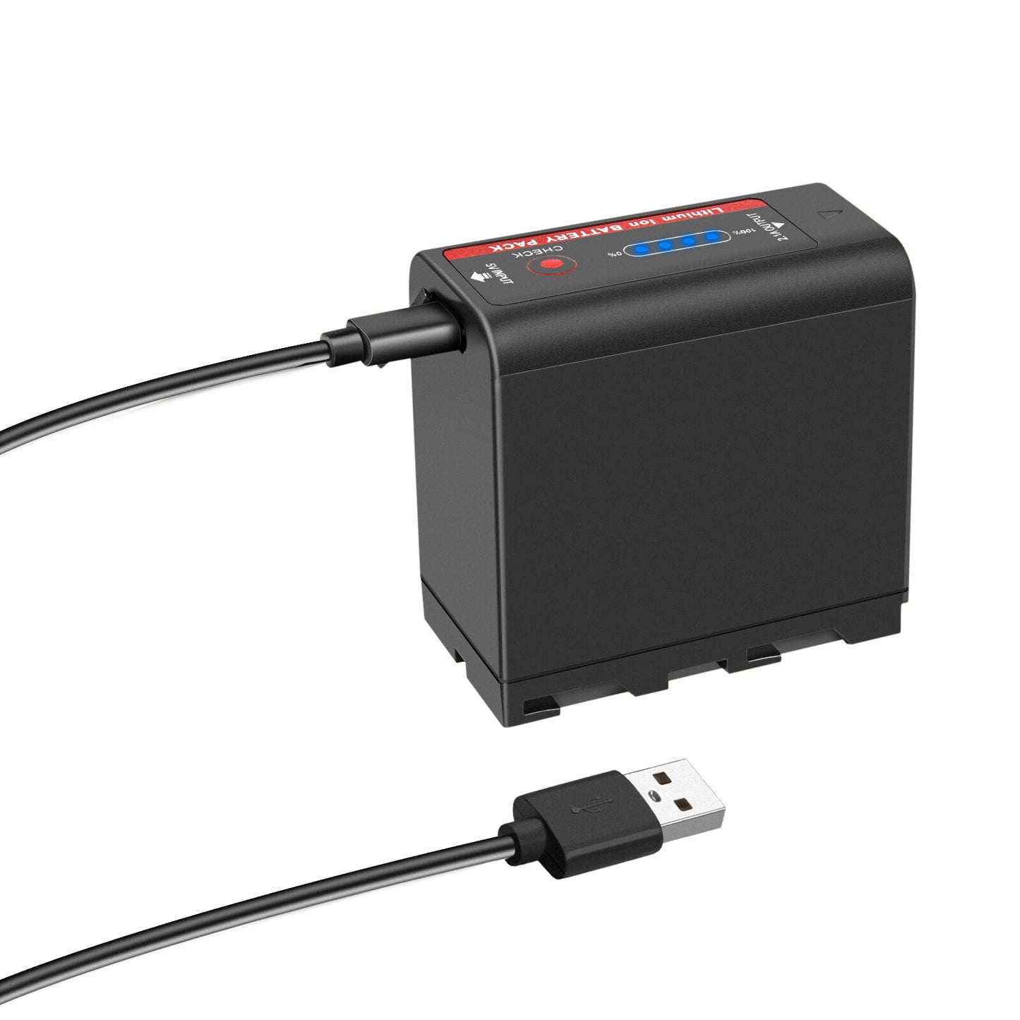 2X 7.4V NP-F970 10500mAh-batterij voor Sony NP-F930 F950 NP-F530 F960 NP-F990