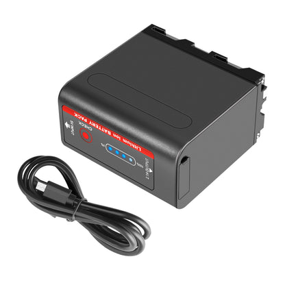 2X 7.4V NP-F970 10500mAh-batterij voor Sony NP-F930 F950 NP-F530 F960 NP-F990